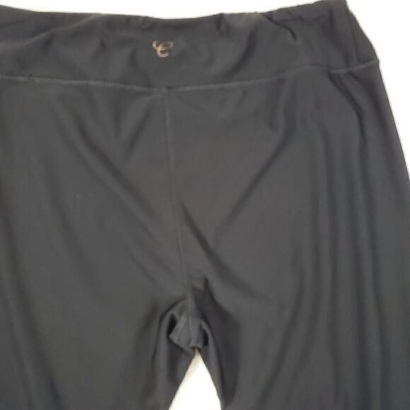 Cali Active Wear Criss Cross Leggings Black Size XL - Picture 10 of 11